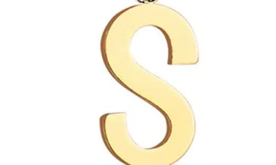 Adornia Initial Charm Tennis Necklace
