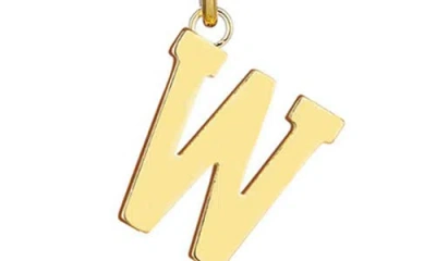 Adornia Initial Charm Tennis Necklace