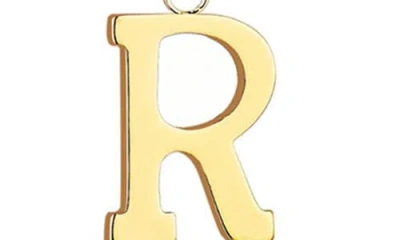 Adornia Initial Charm Tennis Necklace