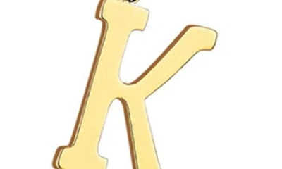 Adornia Initial Charm Tennis Necklace