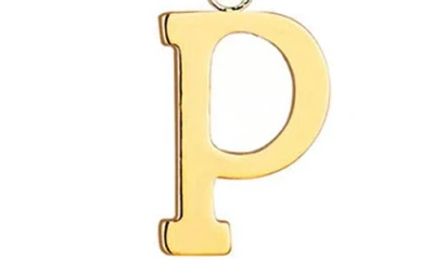 Adornia Initial Charm Tennis Necklace