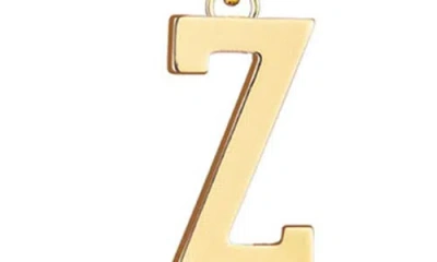 Adornia Initial Charm Tennis Necklace