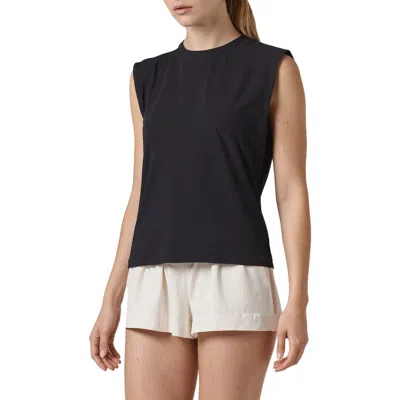 Three Dots Kimberly Cotton Jersey Muscle Tank