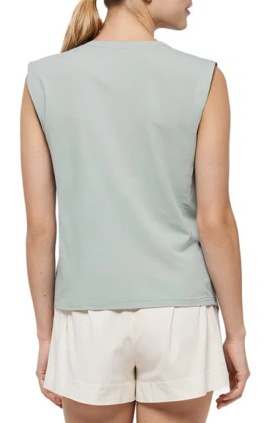 Three Dots Kimberly Cotton Jersey Muscle Tank