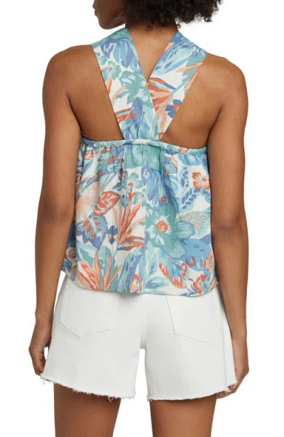 Faherty Bay Twist Organic Cotton Top In Blue