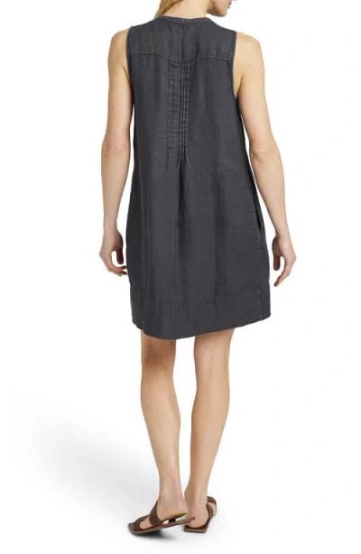 Faherty Isha Linen Denim Shift Dress