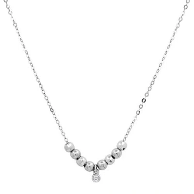 Elliot Young Moveable Beaded Diamond Drop Necklace