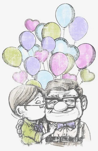 Up Carl And Ellie Love  Graphic T-shirt