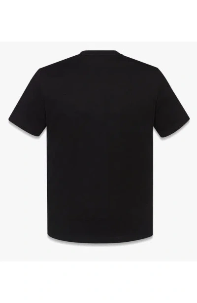 Mcm Essential Logo Print T-shirt In Black