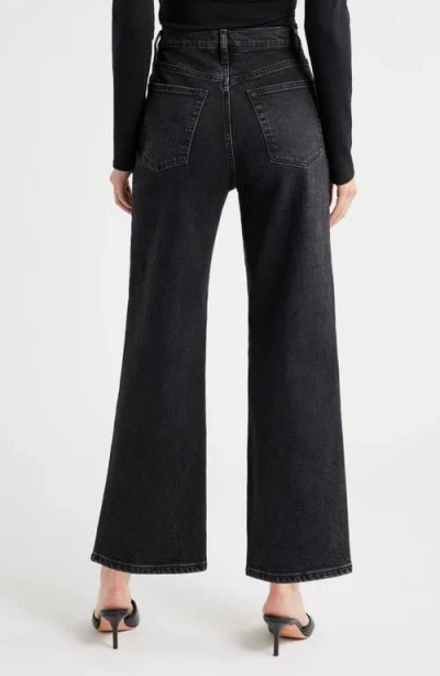 Frame The Wide High Waist Ankle Wide Leg Jeans