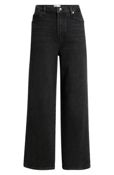 Frame The Wide High Waist Ankle Wide Leg Jeans