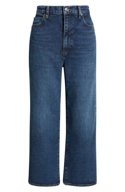 Frame The Wide High Waist Ankle Wide Leg Jeans
