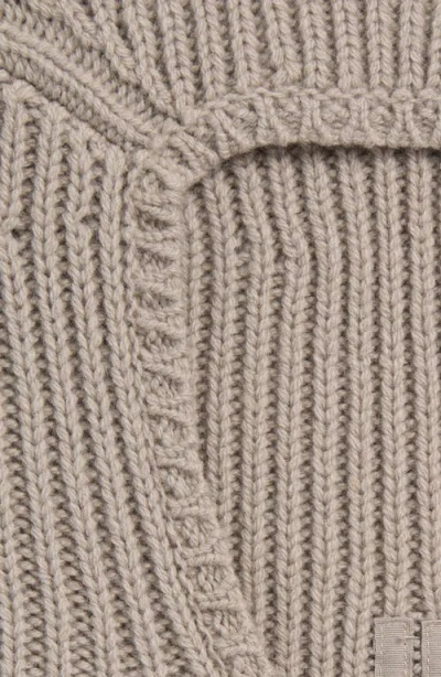 Rick Owens Sphinx Skull Rib Virgin Wool Balaclava