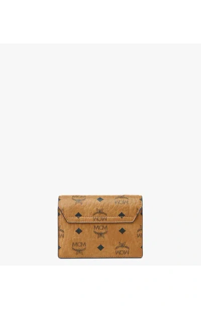 Mcm Aren Chain Wallet In Visetos