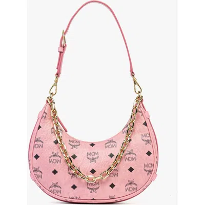 Mcm Shoulder Bag Canvas Chain Strap