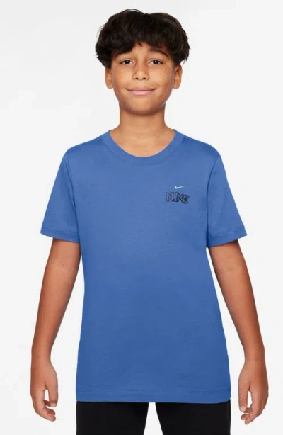 Nike Kids' Court Vision Graphic T-shirt In Blue