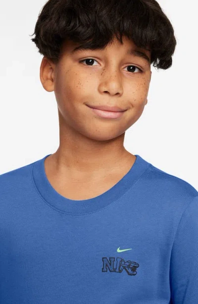 Nike Kids' Court Vision Graphic T-shirt In Blue