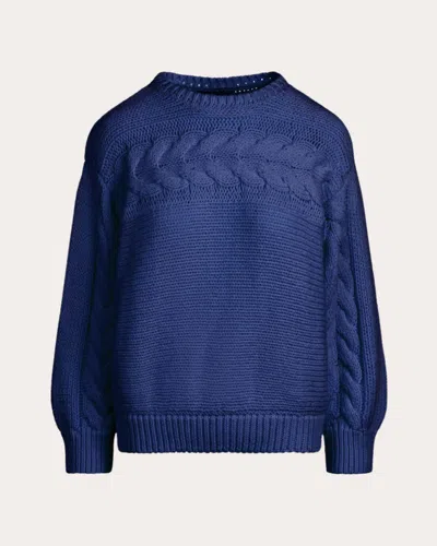 Merlette Women's Serin Cable Knit Cotton Sweater