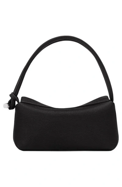 Longchamp Le Roseau Double-handle Leather Shoulder Bag