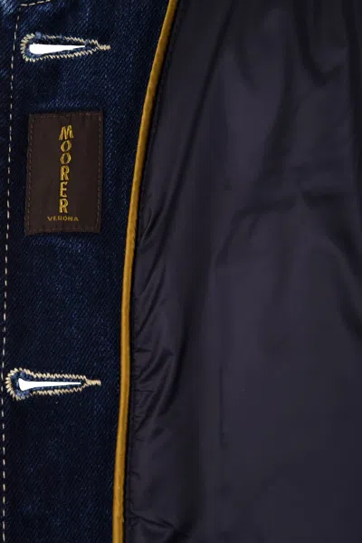 Moorer Coats Blue In Blue