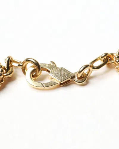 Van Cleef & Arpels Vintage Alhambra Mother-of-pearl 18k Yellow Gold, 5 Motifs, Bracelet In Gold