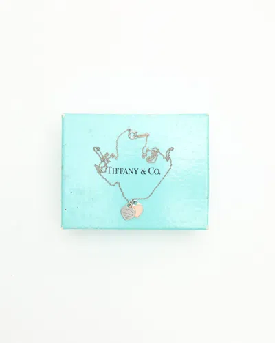 Tiffany & Co Return To Mini Double Heart Pendant Necklace