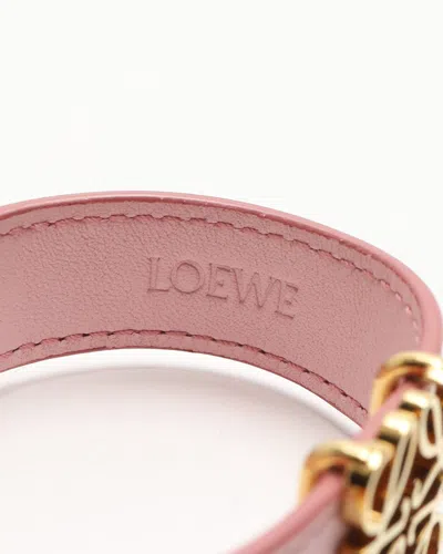 Loewe Anagram Leather Bracelet
