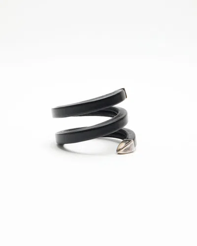 Bottega Veneta Leather Bracelet In Animal Print