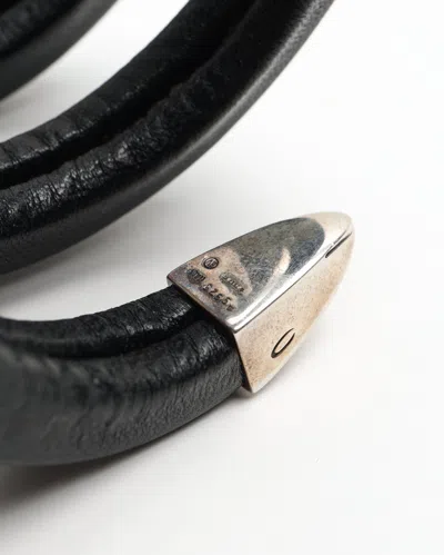 Bottega Veneta Leather Bracelet In Animal Print