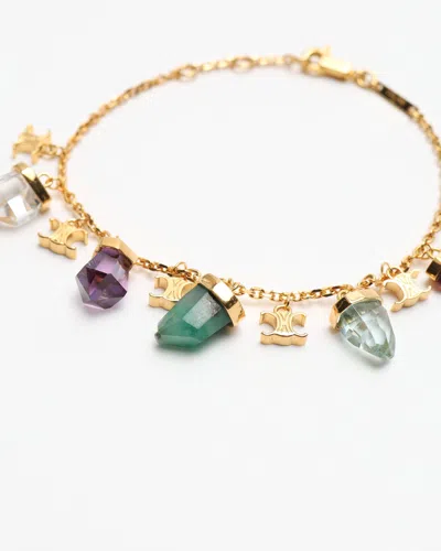 Celine Céline Triomphe Crystal Bracelet