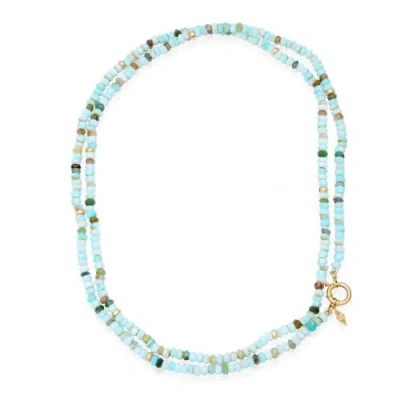 Elliot Young 32" Long Beaded Rondelle Necklace