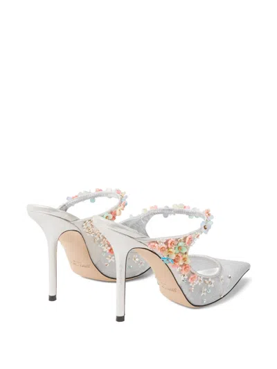 Jimmy Choo Sabot Daisy In Rete Argento  Donna In Silver