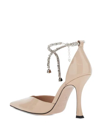 Jimmy Choo 100mm Stevie Crystal-embellished Pumps In Multi