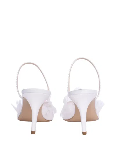 Andrea Wazen 75mm France Lace Mules