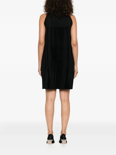 Cfcl Pleated Side-pocket Dress In Black