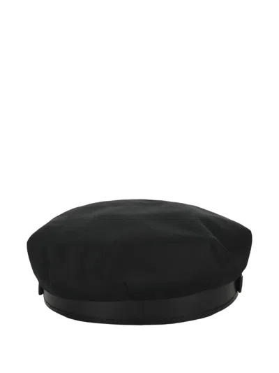 Moschino Spiked Hat In Black