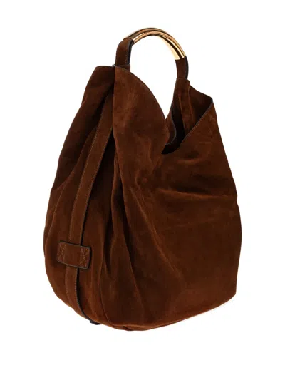 Moschino Suede Tote Bag