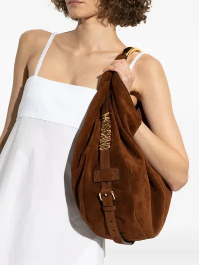 Moschino Suede Tote Bag