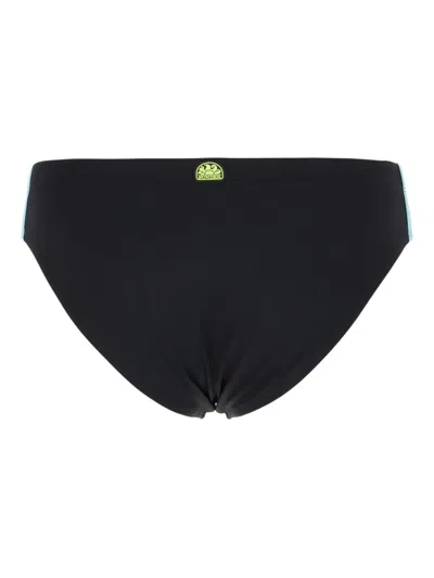Sundek Drawstring Swimming Trunks In Black