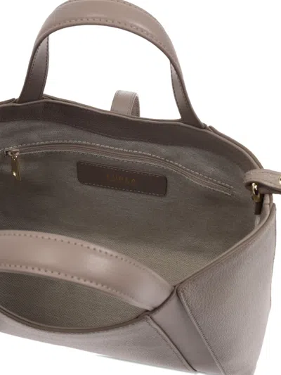 Furla Structured Shoulder Bag With Crossbody Strap And Top Handle