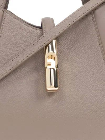 Furla Structured Shoulder Bag With Crossbody Strap And Top Handle