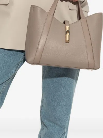Furla Structured Shoulder Bag With Crossbody Strap And Top Handle