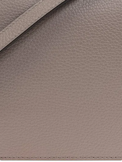 Furla Nuvola S Stucco Gray Crossbody Bag