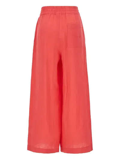 Sundek Elastic-waist Trousers In Red