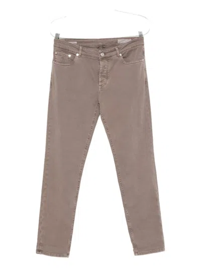 Brunello Cucinelli Straight-leg Jeans In Brown In Black