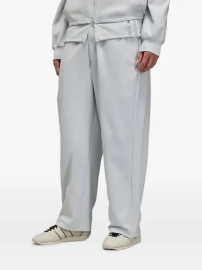 Y-3 X  Mesh-panel Track Pants In Gray