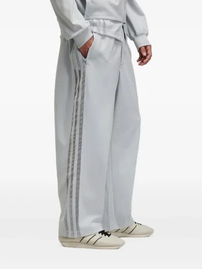 Y-3 X  Mesh-panel Track Pants In Gray