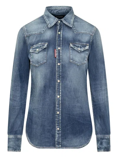 Dsquared2 Denim Western Shirt