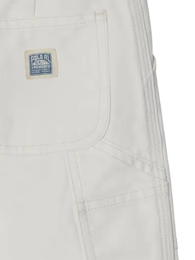 Polo Ralph Lauren Cotton Cargo Pants In White