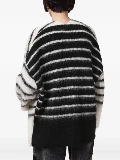 Allsaints Riga Striped Cardigan In Multi